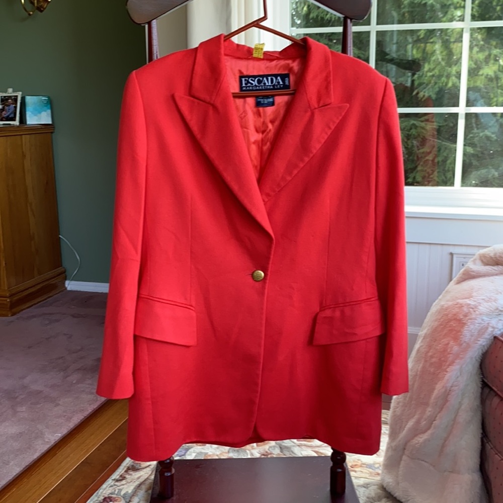 Vintage Escada Margaretha Ley cashmere jacket 40